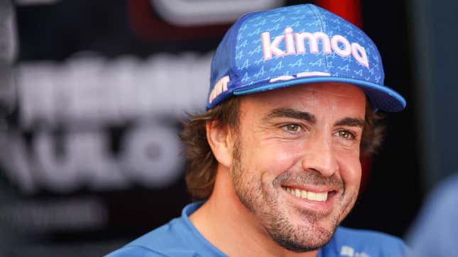 A photo of Fernando Alonso at the Brazilian Grand Prix. 