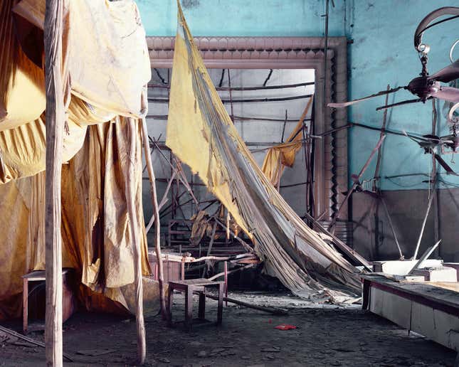 Nandita Raman. Technician’s Studio-7 From “Film Studio Series,” 2013-2014.
