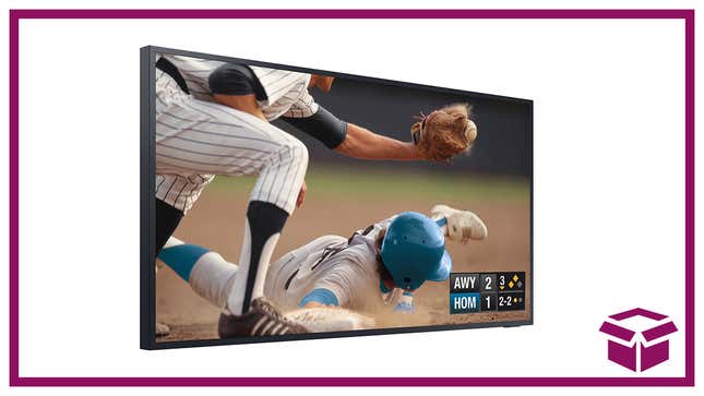 You can practically smell the hot dogs when you watch the game on a Samsung big-screen set.