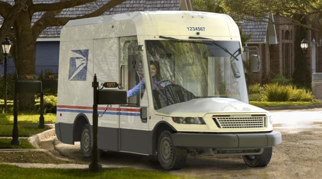 Image for article titled The Next USPS Mail Truck Will Face A Legal Challenge: Report
