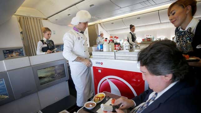 airline chef on turkish airways 