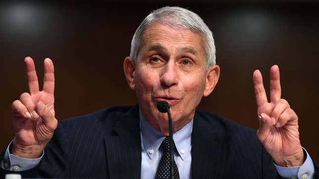 Image for article titled We Ask Dr. Fauci About What He's Planning For The Next Pandemic
