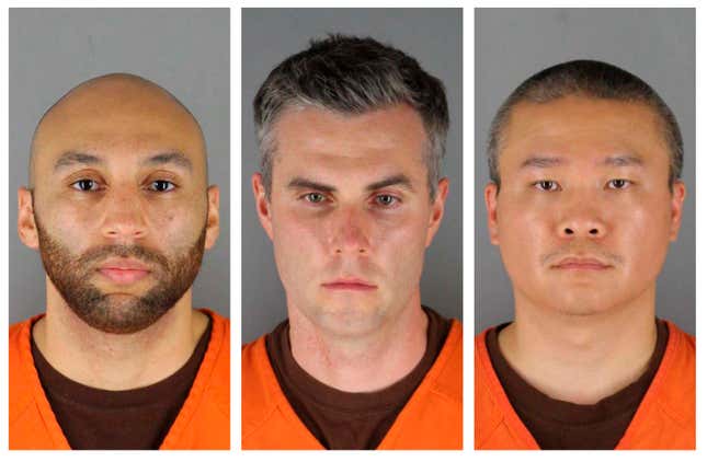 Image for article titled Three Former Minneapolis Cops Involved in Death of George Floyd Reject Plea Deal