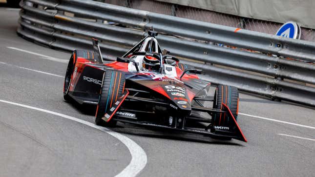 Pascal Wehrlein (Germany) of TAG Heuer Porsche Formula E Team during the qualifying of round nine of the ABB FIA Formula E Championship - Monaco E-Prix on May 6, 2023 in Monte Carlo, Monaco.