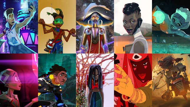 Characters from the 'Kizazi Moto: Generation Fire' animation project