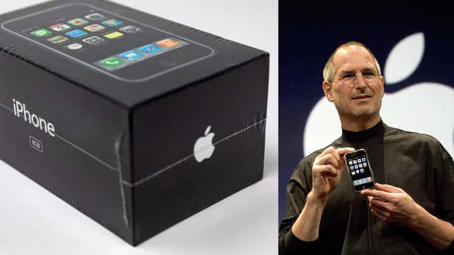 Imagen para el artículo titulado Un iPhone original de 2007 se acaba de vender por 39000 dólares