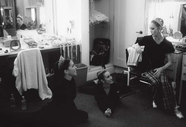 The dressing room the three dancers shared from 1999 to 2009, during the making of this book.