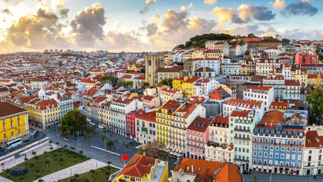 Stock photo of Lisbon cityscape