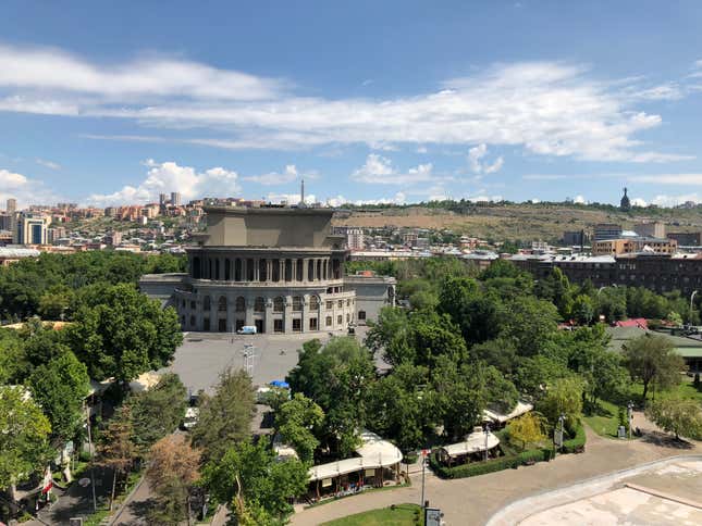 A view of Yerevan.