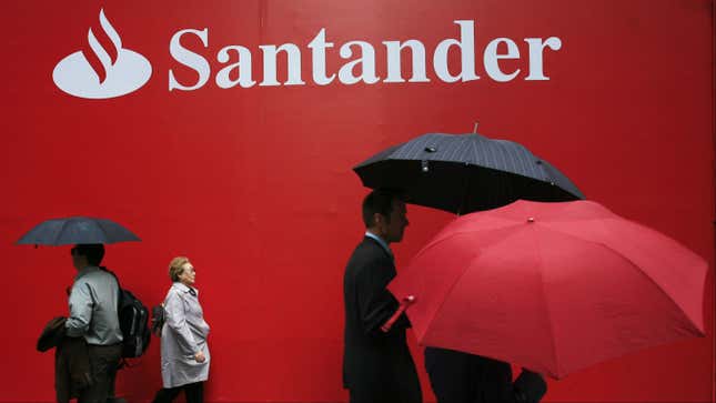 Santander walks from London deal