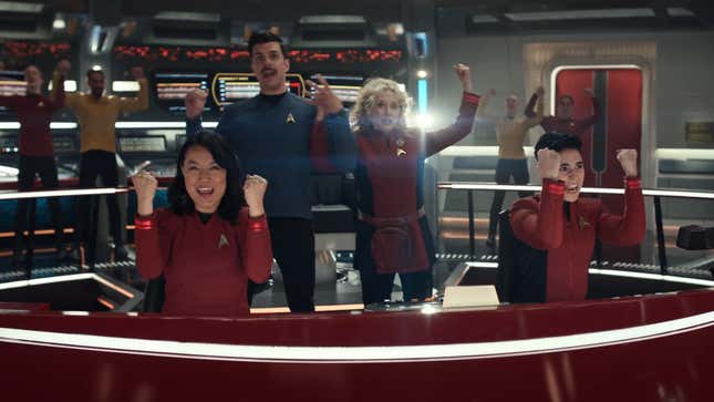 Image for article titled Star Trek: Strange New Worlds' Musical Episode Songs, Ranked