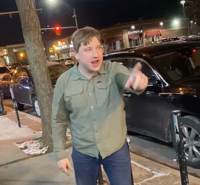 Image for article titled Proud Boys Member in Akron, Ohio Yells Racial Slurs Before Punching Black Woman