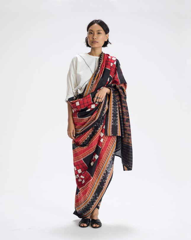 The Kuncha sari drape from Orissa.