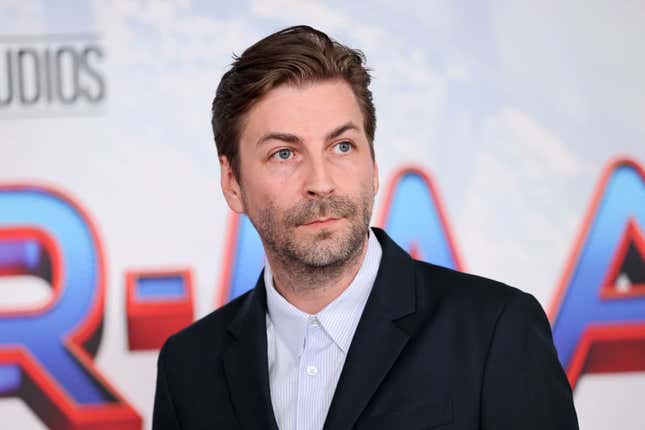 Jon Watts on the red carpet for Spider-Man: No Way Home