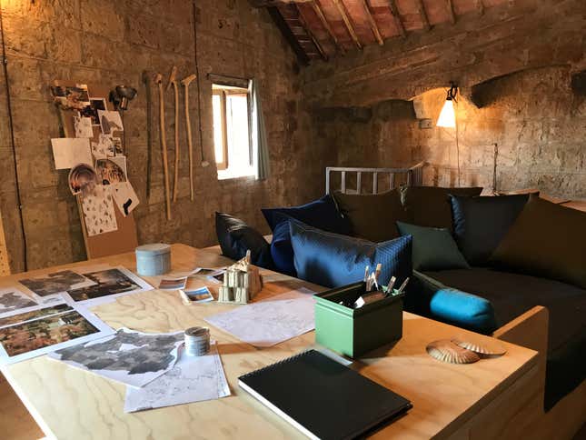 Artist’s loft.