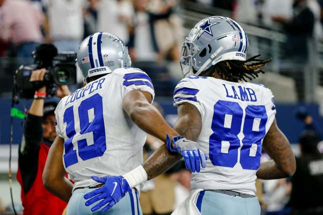 Dallas Cowboys wide receiver Amari Cooper (19) during the first