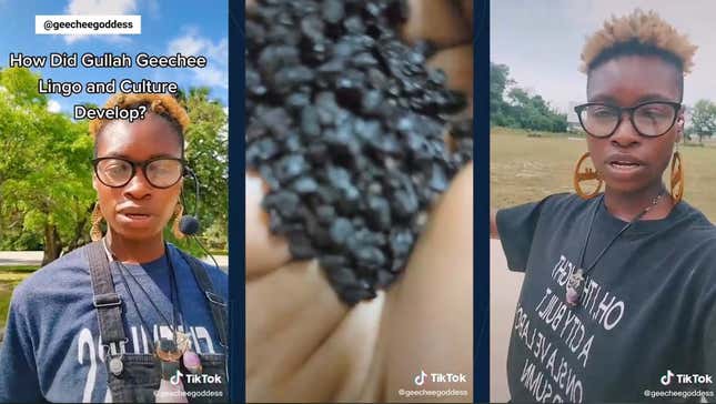 Image for article titled Black Woman Uses TikTok To Preserve the History of the Gullah Geechee People