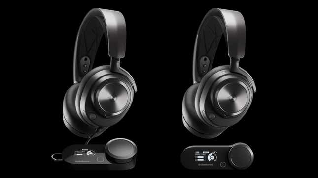 Imagen para el artículo titulado SteelSeries lanza unos auriculares gaming con baterías intercambiables y micrófono retráctil