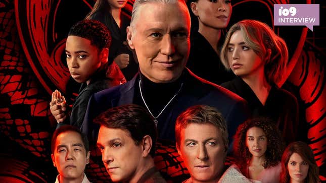 A bunch of characters from Cobra Kai season 5 on a poster.