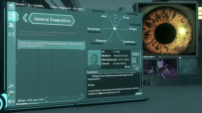 Image for article titled Silicon Dreams Is Blade Runner Meets Papers, Please