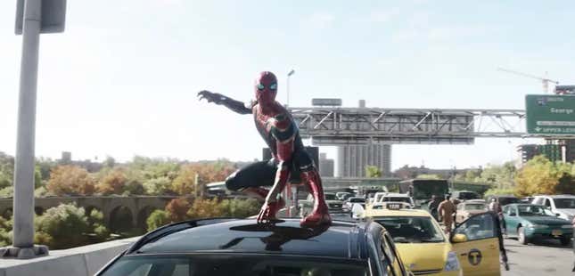 Imagen para el artículo titulado ¿Cuántos villanos puedes ver en el nuevo póster de Spider-Man: No Way Home?