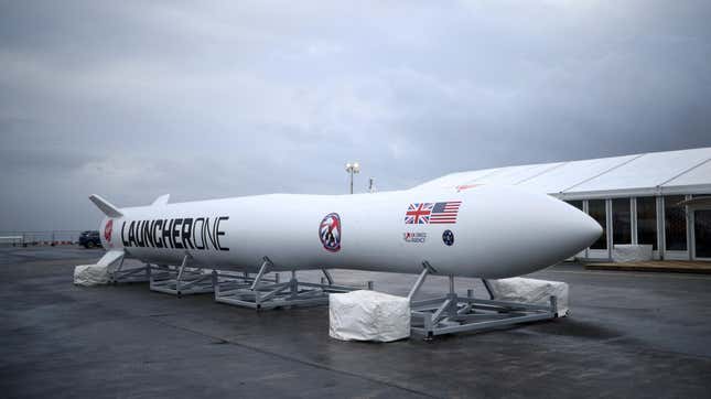 Virgin Orbit’s rocket ahead of a January launch in the UK.