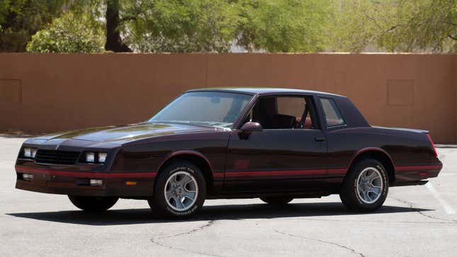 A photo of a black Chevrolet Monte Carlo SS