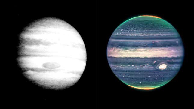 Imagen para el artículo titulado Los planetas del sistema solar, antes vs. ahora: así eran sus primeras fotos y así son las actuales