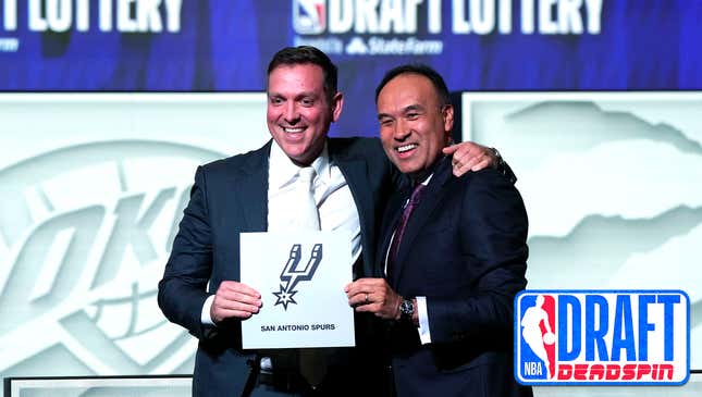 The San Antonio Spurs previously drafted two future Hall of Famers with the No.1 pick