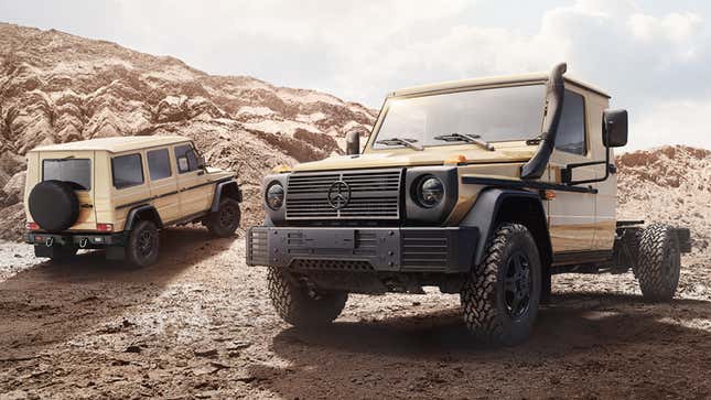 Image for article titled Mercedes-Benz Will Sell An Updated Version Of The Solid-Axle G-Wagen, But We Can&#39;t Have It