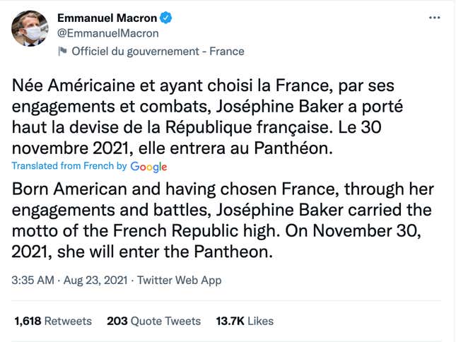 Image for article titled Josephine Baker to Be Honored at the Pantheon, France's Highest Posthumous Tribute