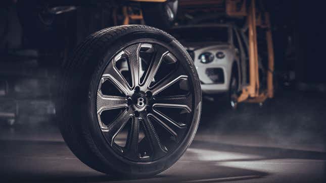 Image for article titled Bentley Claims It Made The Largest Carbon Fiber Wheels In The World