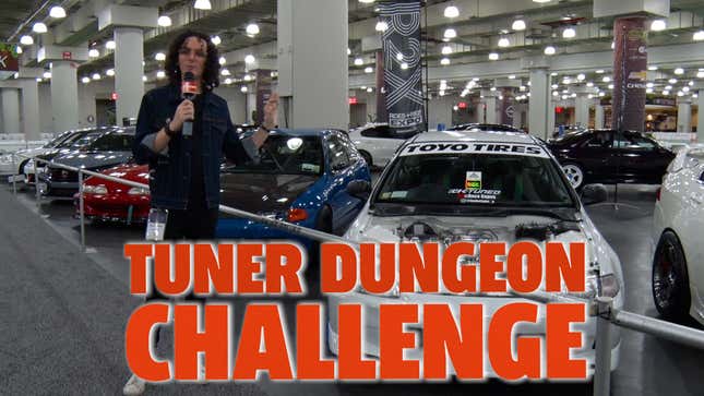 Jalopnik Takes on the Tuner Dungeon Challenge at NYIAS