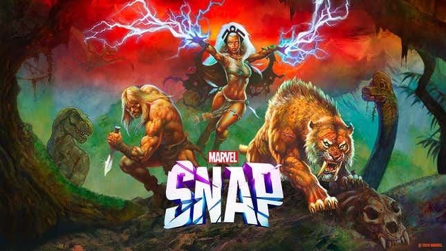 A piece of Marvel Snap art for the latest jungly season.