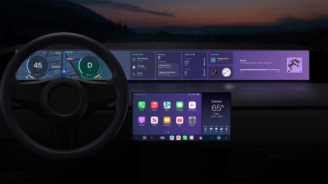 Image for article titled Apple&#39;s Next CarPlay Update Will Run Your Whole Car