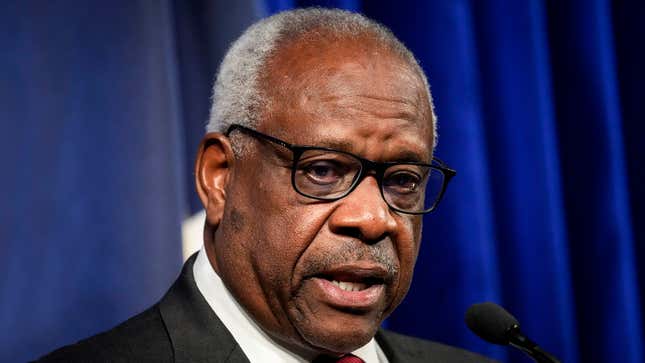 Image for article titled Clarence Thomas Promises To Adopt Code Of Ethics For The Right Price