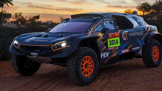 Image for article titled The Dakar Rally Will Feature Its First Hydrogen Car In 2024