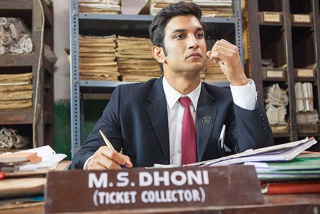 Sushant Singh Rajput in MS Dhoni: The Untold Story.