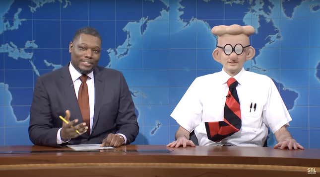 Image for article titled &#39;SNL&#39; Comes For Racist &#39;Dilbert&#39; Creator Scott Adams In Latest Skit [UPDATED]