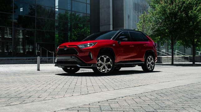 Image for article titled Over 16,000 2021 Toyota RAV4 Primes Recalled Because Hybrid System May Shut Down While Driving