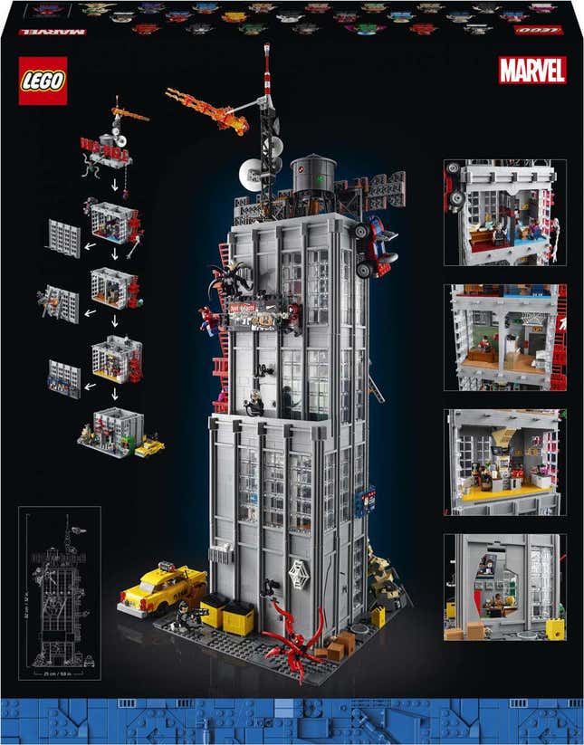 Imagen para el artículo titulado Así es el impresionante set de Lego de Spider-Man, el más grande de Marvel hasta la fecha