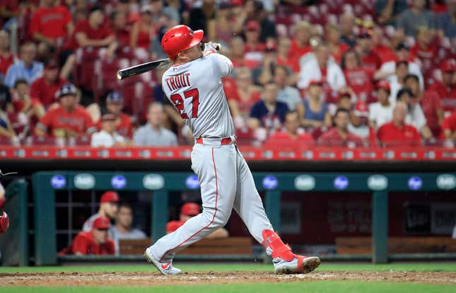 A youth baseball coach accidentally ripped apart Mike Trout’s swing