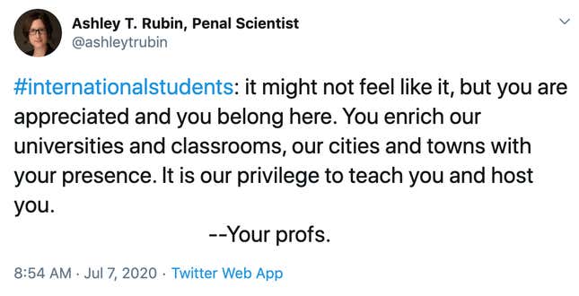 International students in the US