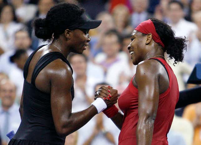 Image for article titled Two decades of the Williams sisters meeting across a tennis net, in photos