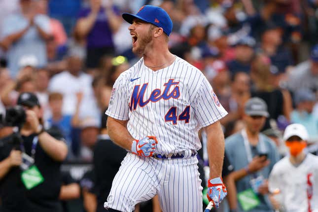 Pete Alonso is a HR Derby monster.