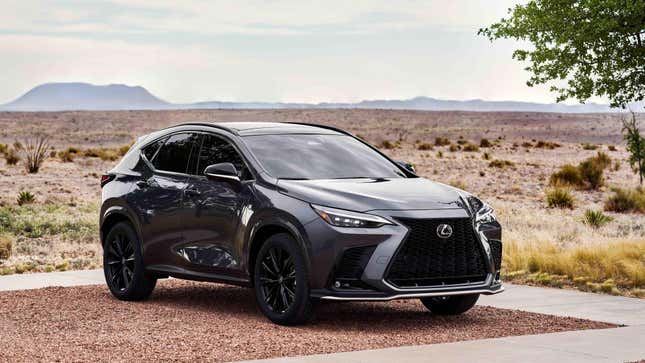 Image for article titled The New Lexus NX Doesn't Look That New, Until You Climb Aboard