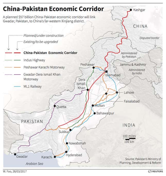 China-Pakistan Economic Corridor.