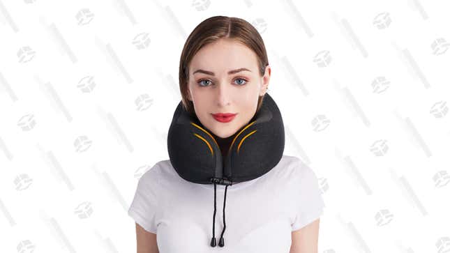 Make Airplane Seats Comfortable With This $12 Travel Pillow