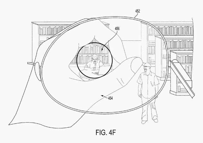 Image for article titled Google wants you to use your fingers to take photos on the next Google Glass