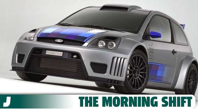 Front quarter image of the 2001 Ford Fiesta Rallye Concept.